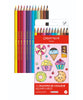 Caran d'Ache Kawaii Swisscolor Coloured Pencils Pack of 12 - Candy World