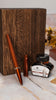 Diplomat Viper Fountain Pen - Brown Guilloche