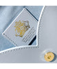 Ferris Wheel Press Leather Collection - The Pendant Folio A5 Light Blue
