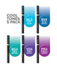 Chameleon Pens - 5 Assorted Cool Tones