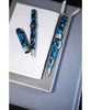 Conklin Crescent Filler Fountain Pen - Vintage Blue