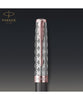 Parker Sonnet Fountain Pen - Premium Metal & Grey Lacquer