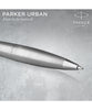 Parker Urban Twist Ballpoint Pen - Metro Metallic