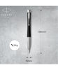 Parker Urban Twist Ballpoint Pen - Muted Black with Chrome Trim