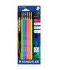 Staedtler Wopex Neon HB Pencils - 6 Assorted Barrel Colours