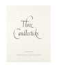 Three Candlesticks Writing Paper - P4TO