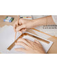 Makers Cabinet Stria Folding Rule - Brushed Brass