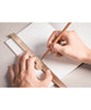 Makers Cabinet Stria Folding Rule - Brushed Brass