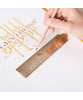 Makers Cabinet Stria Folding Rule - Brushed Brass
