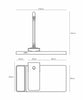Objectiza Note Desk Tidy - Walnut