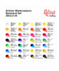 Rosa Gallery Watercolour Paints - Botanical Set of 28