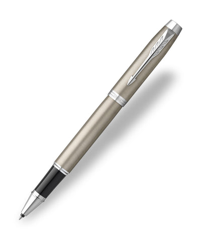 Parker IM Rollerball Pen - Stainless Steel with Chrome Trim