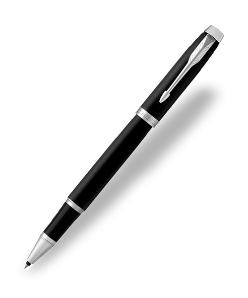 Parker IM Rollerball Pen - Matte Black with Chrome Trim