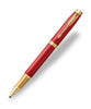 Parker IM Premium Rollerball Pen - Red with Gold Trim