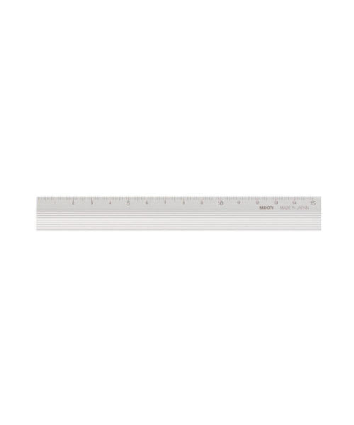 Midori Aluminum Ruler - Silver