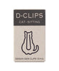 Midori D-Clips Mini Box - Sitting Cat