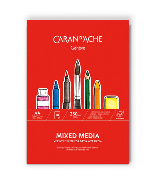 Caran d'Ache Mixed Media Colouring Postcards