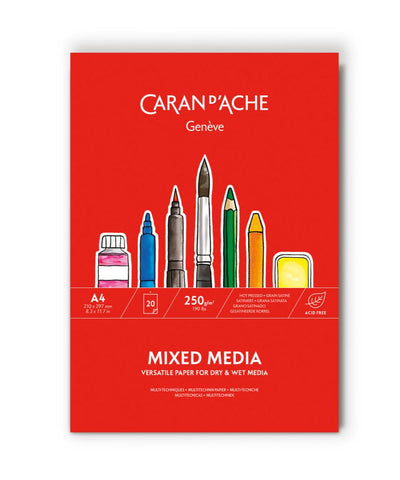 Caran d'Ache Mixed Media Colouring Postcards