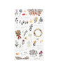Midori Transfer Sticker 2580 - Motif Flower