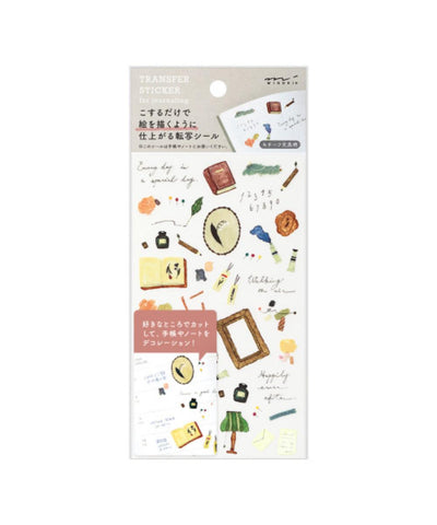 Midori Transfer Stickers 2581 - Motif Stationery