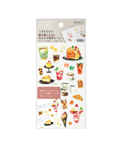 Midori Transfer Sticker 2584 - Snacks