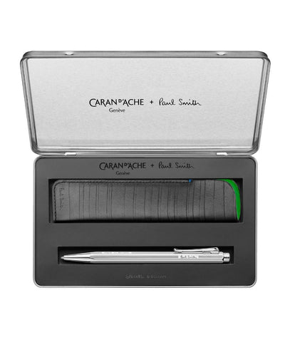 Caran d'Ache Paul Smith Edition No 5 - Ecridor Ballpoint Pen & Leather Case Set