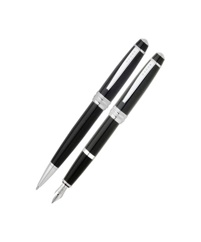 Cross Bailey Fountain & Ballpoint Pen Set - Black Lacquer