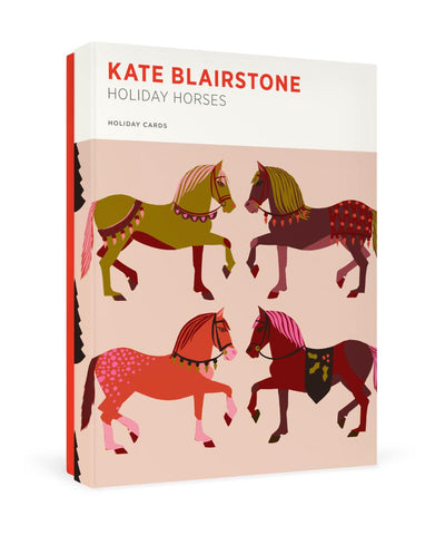 Pomegranate Boxed Christmas Cards - Kate Blairstone: Holiday Horses