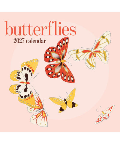 Butterflies 2027 Pomegranate Wall Calendar