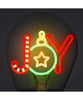 Legami Lightbulb Shaped Lamp - Joy