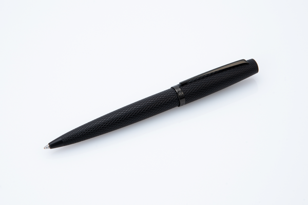Diplomat Viper Ballpoint Pen - Black Guilloche