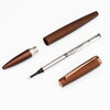 Diplomat Viper Rollerball Pen - Brown Guilloche