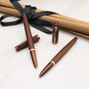 Diplomat Viper Rollerball Pen - Brown Guilloche