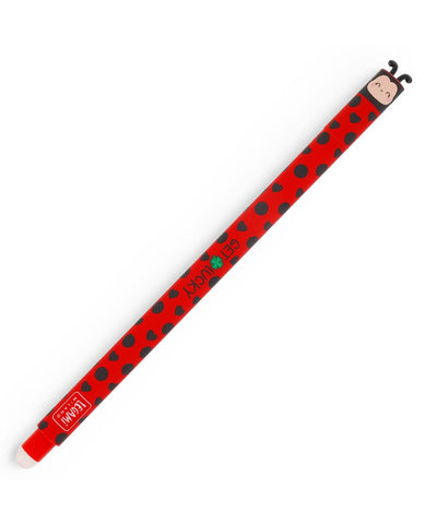 Legami Erasable Gel Pen - Ladybug - Red Ink