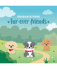 Legami Fur-Ever Friends Erasable Pens - Limited Edition Pack of 3