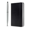 Sheaffer VFM Ballpoint Pen & Notebook Set - Strobe Silver with Chrome Trims