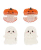 Legami Set of 4 Mini Hair Clips - Ghost & Pumpkin