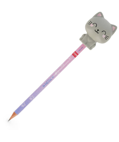 Legami Squeezies Pencil with Squishy - Kitty