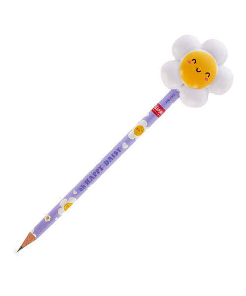 Legami Squeezies Pencil with Squishy - Daisy