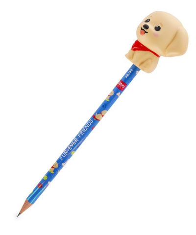 Legami Squeezies Pencil with Squishy - Golden Retriever