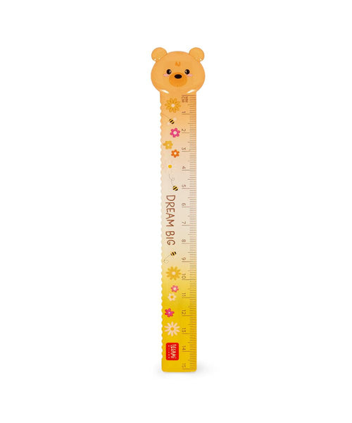 Legami Bear Sweet Bear Ruler 15cm - Teddy Bear