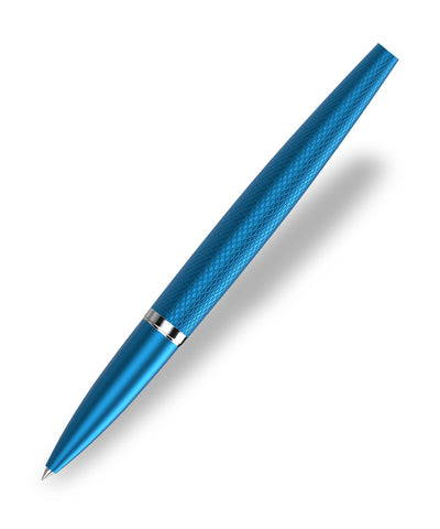 Diplomat Viper Rollerball Pen - Blue Guilloche