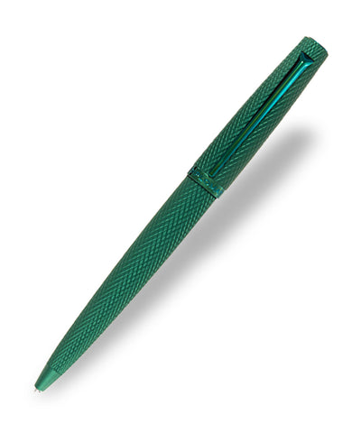 Diplomat Viper Ballpoint Pen - Green Guilloche