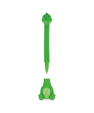 Legami Stand-ink Ovation Ballpoint Pen with Base - Dino (Black Ink)