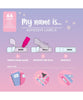 Legami My Name Is...Set of 66 Adhesive Labels - Kitty