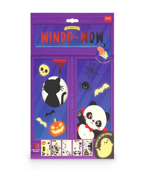 Legami 40x Static Cling Halloween Window Stickers