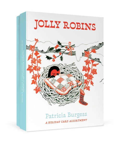 Pomegranate Boxed Assorted Christmas Cards - Patricia Burgess: Jolly Robins