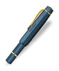 Kaweco Piston Sport AL Fountain Pen - Navy/Gold
