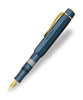 Kaweco Piston Sport AL Fountain Pen Starter Set - Navy/Gold
