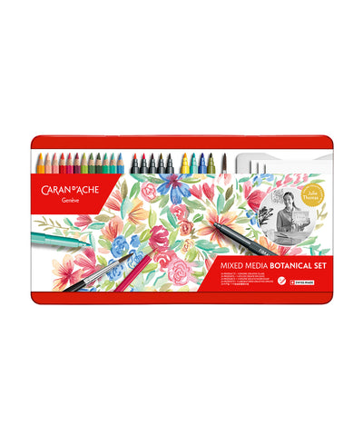 Caran D'Ache Mixed Media Botanical Set